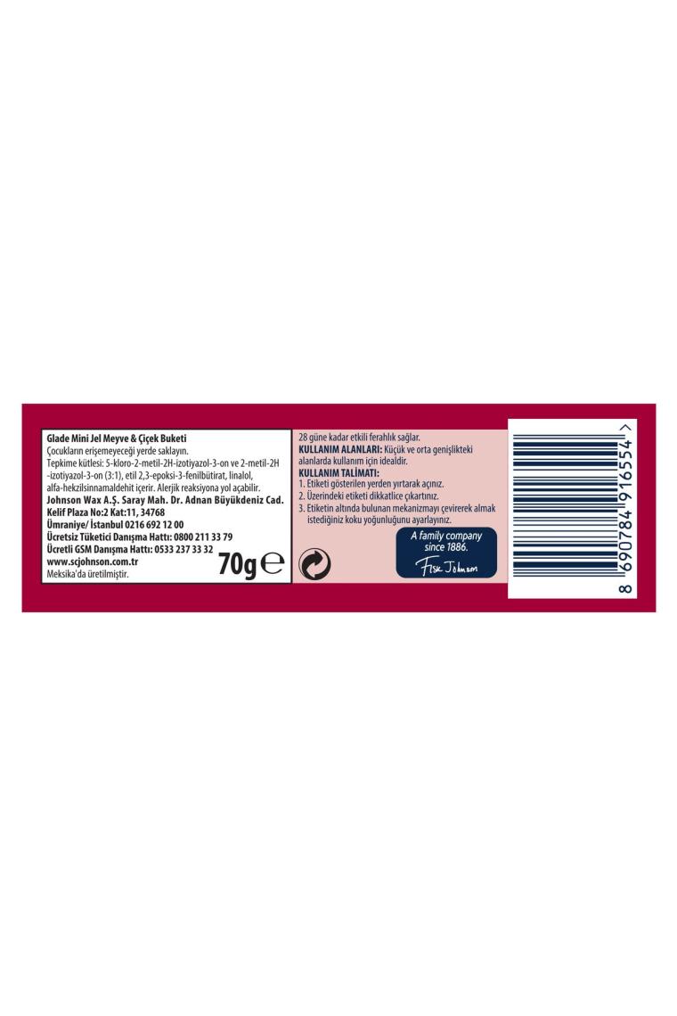 Glade Limon Ferahlığı 70 gr Mini Jel Oda Kokusu