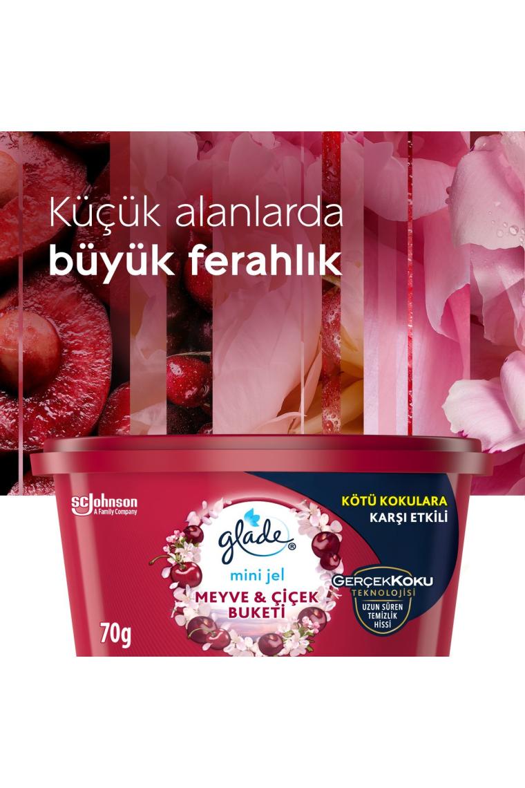 Glade Limon Ferahlığı 70 gr Mini Jel Oda Kokusu