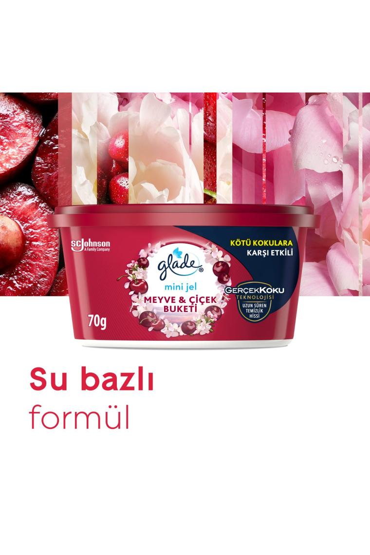 Glade Limon Ferahlığı 70 gr Mini Jel Oda Kokusu