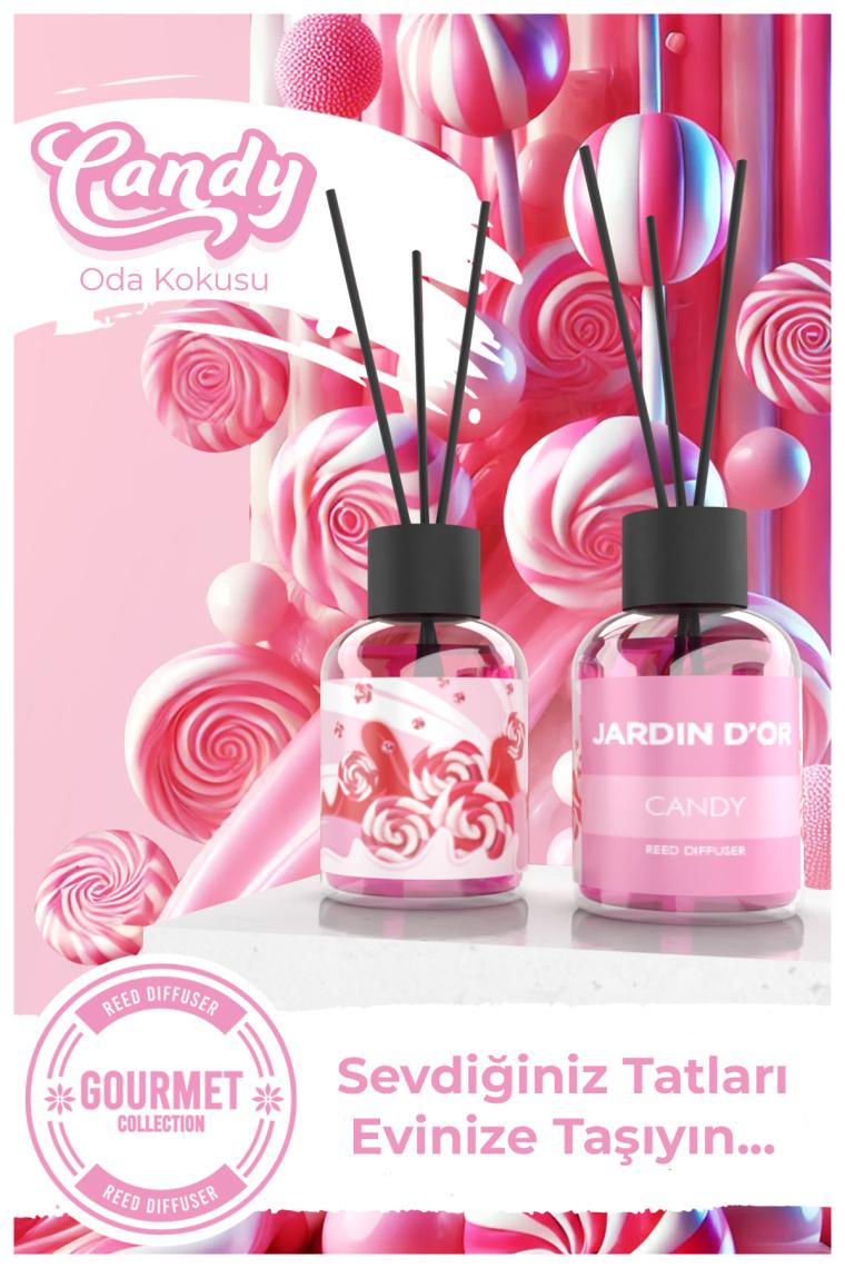 Jardin D'or 4'lü Oda Kokusu 50 ml (Oere Donuts-Ice Cream-Candy-Strawberrycherry)