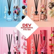 Jardin D'or 4'lü Oda Kokusu 50 ml (Oere Donuts-Ice Cream-Candy-Strawberrycherry)