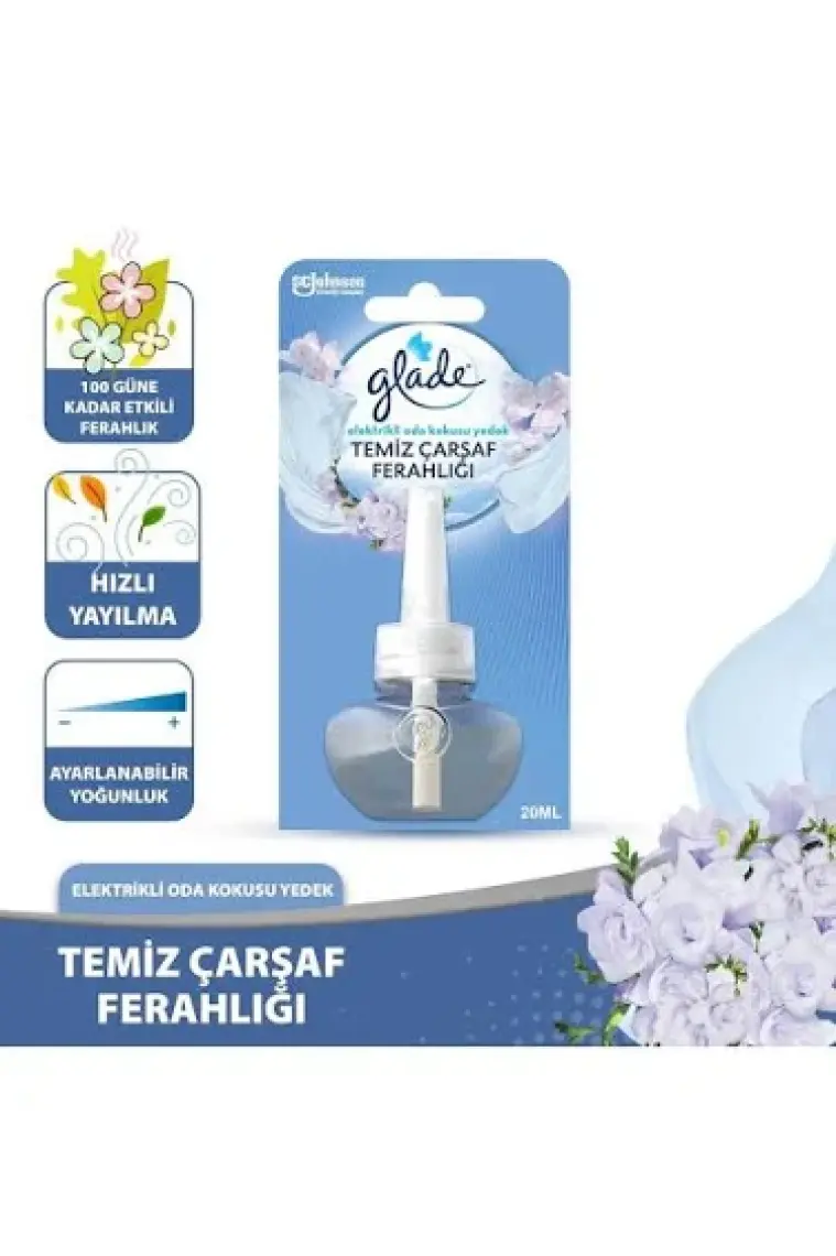 Glade Elektrikli Oda Kokusu Yedek Temiz Çarşaf Ferahlığı