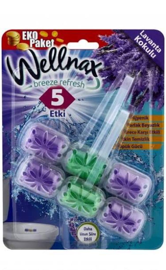 Wellnax Breeze Refresh Wc & Klozet Blok Limon Ferahlığı Mega Paket x1