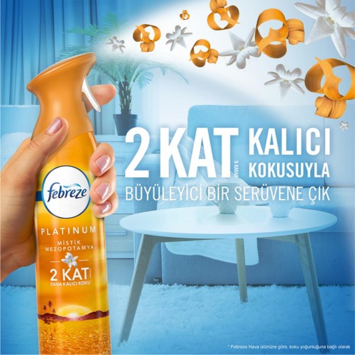 Febreze Aerosol Platınum Mistik Mezopotamya 300 ml Oda Kokusu