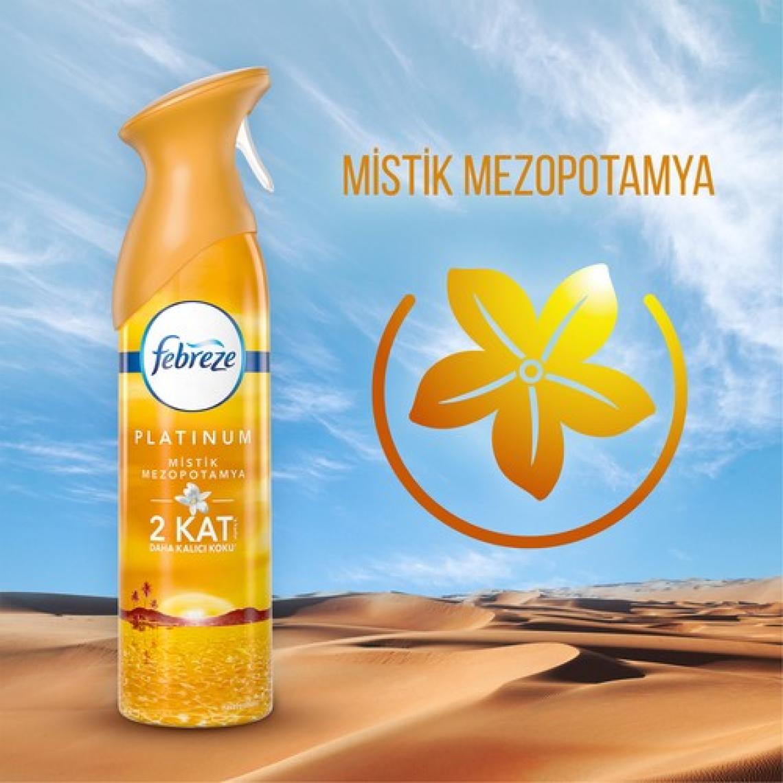 Febreze Aerosol Platınum Mistik Mezopotamya 300 ml Oda Kokusu