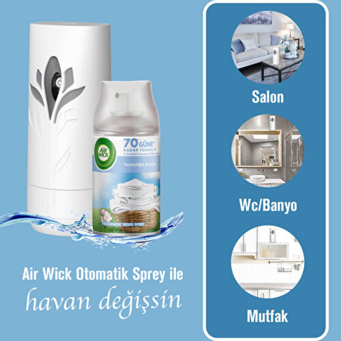 Air Wick Freshmatic Yedek Temizliğin Esintisi 250 ml Oda Kokusu