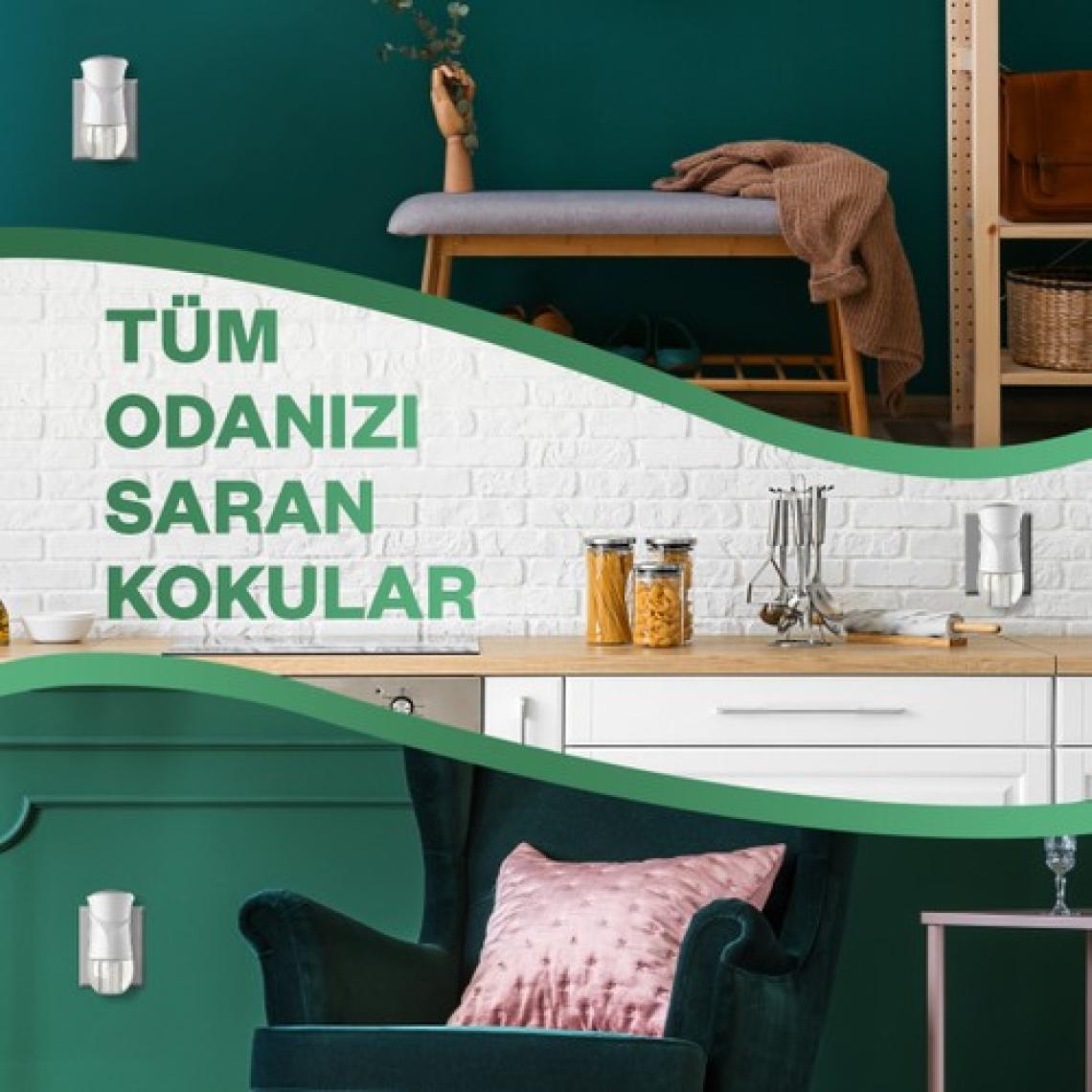 Air Wick Elektrikli Oda Kokusu Yedek Şişe Vanilya Büyüsü - Esansiyel Yağlar Içerir