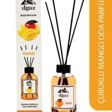 Ilgaz Reed Dıffuser 110 ml Mango Oda Kokusu Tropikal Oda Parfümü Bambu Çubuklu Oda Kokusu