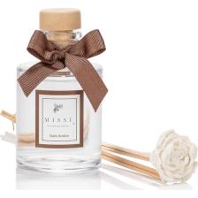 Missi 100 cc Silindir Şişe  Dark Amber  Bambu Çubuklu  Oda Kokusu