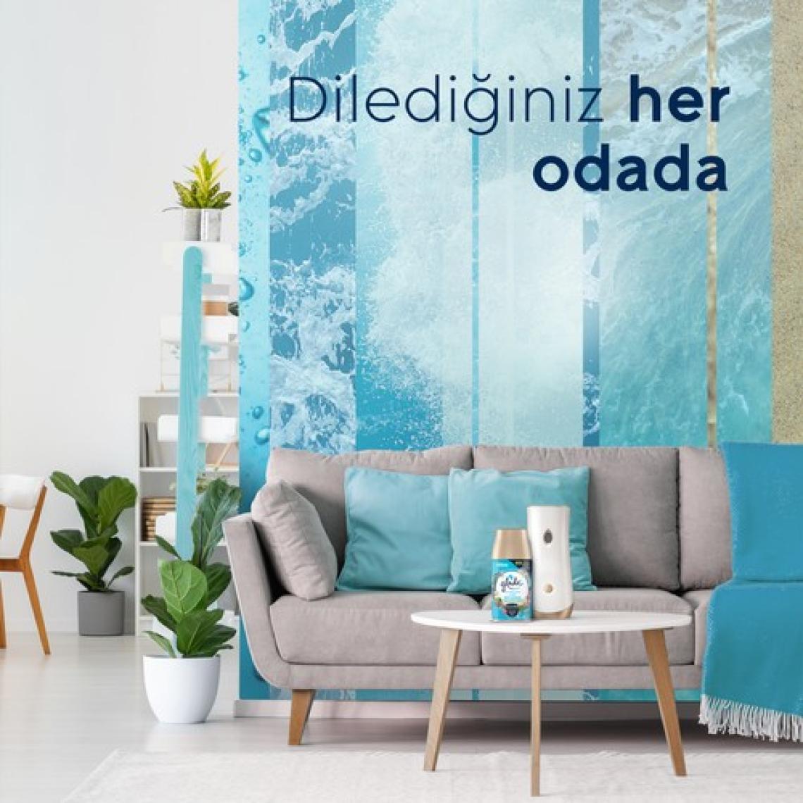 Glade Otomatik Sprey Koku Makinesi + Yedek Oda Kokusu 269 ml - Okyanus Sessizliği