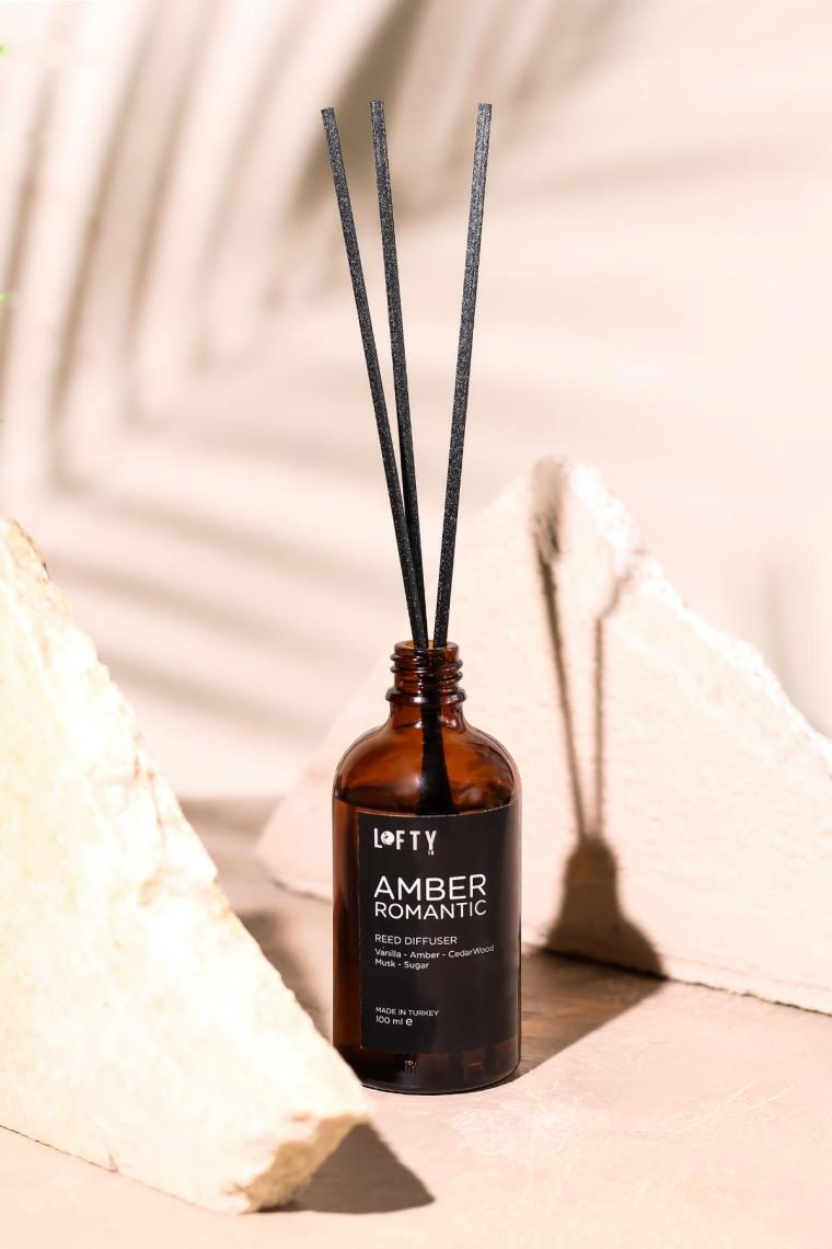 Lofty Amber Romantik Bambu Çubuklu Oda Kokusu 100 ml