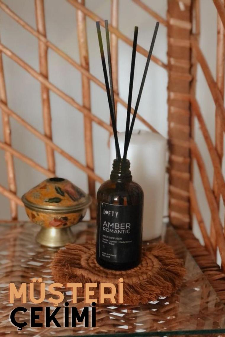 Lofty Amber Romantik Bambu Çubuklu Oda Kokusu 100 ml