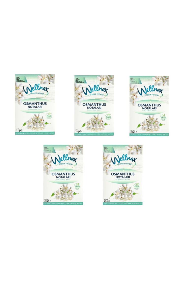 Wellnax Breeze Refresh Dolap ve Çekmece Kokusu Osmanthus Notaları Kesesi X5