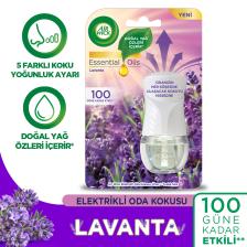 Elektrikli Oda Kokusu Kit Lavanta Cihaz + Yedek Şişe - Esansiyel Yağlar İçerir*