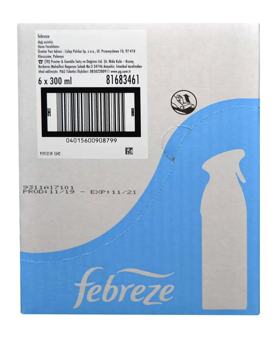 Febreze Oda Spreyi 300Ml.