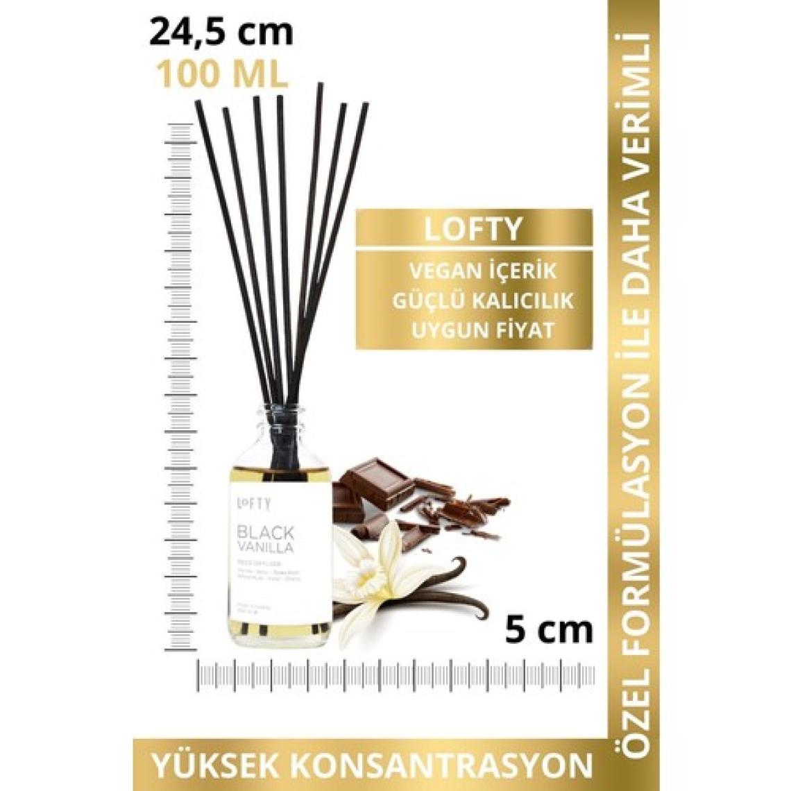 Lofty Black Vanilla Bambu Çubuklu Oda Kokusu 100 ml