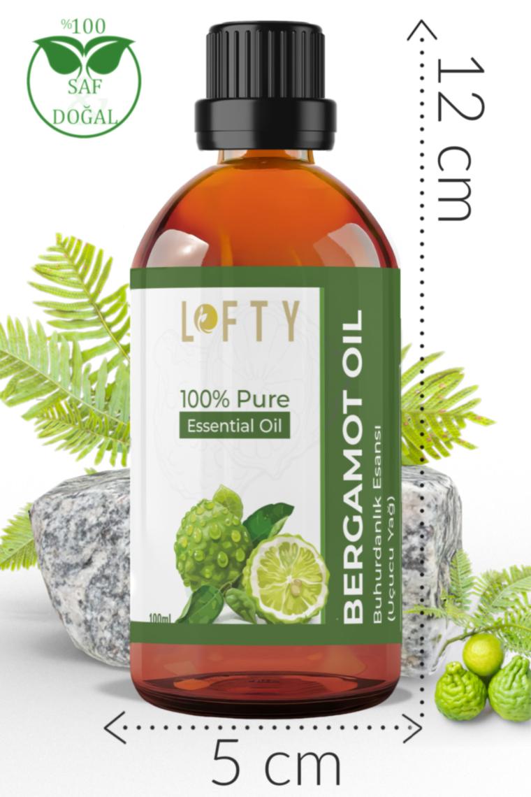 Lofty Bergamot Uçucu Yağ Buhurdanlık Esansı Oda Kokusu Uçucu Esansiyel Yağ Buhur Yağı 100ML