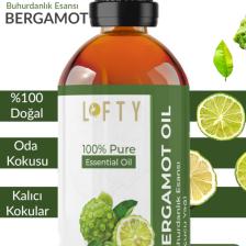 Lofty Bergamot Uçucu Yağ Buhurdanlık Esansı Oda Kokusu Uçucu Esansiyel Yağ Buhur Yağı 100ML