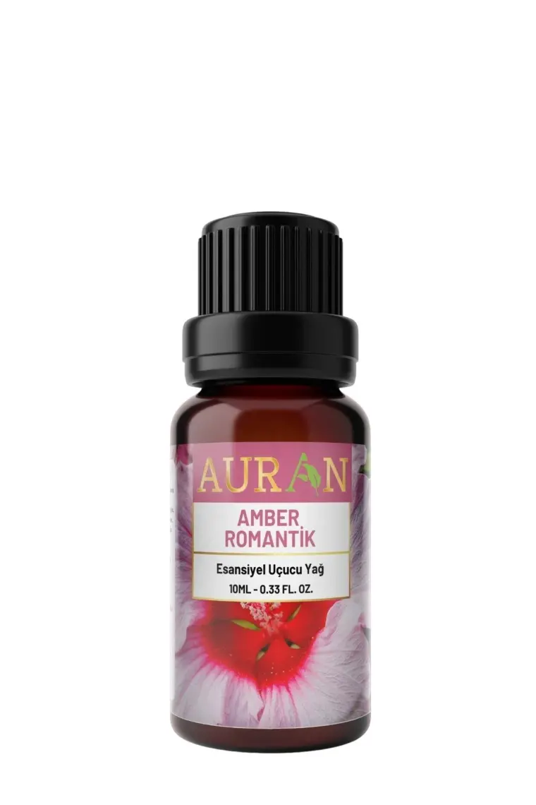Auran Amber Romantik Esansiyel Uçucu Koku Yağı Buhurdanlık Yağı Difüzör Esansı Hobi Esans Ortam Oda 10ml