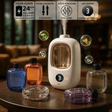 Mioji Mio Smell 2x Yeni Nesil Şarjlı Otomatik Oda Kokusu Makinesi (1 Adet Bluebell Kokusu ile Birlikte)