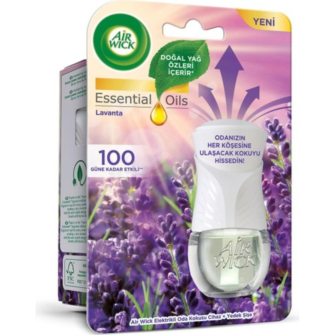 Air Wick Elektrikli Kit Oda Kokusu Lavanta  ( 1 Adet Cihaz + 1 Adet Yedek Şişe )