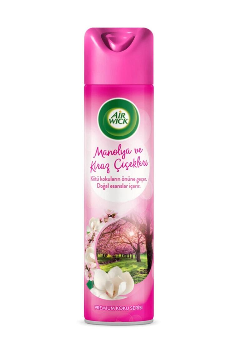 Air Wick Aerosol Manolya ve Kiraz Çiçekleri 300 ml Oda Spreyi