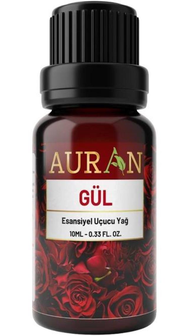 Auran Gül Esansiyel Uçucu Koku Yağı Buhurdanlık Yağı Difüzör Esansı Hobi Esans Ortam Oda 10ml