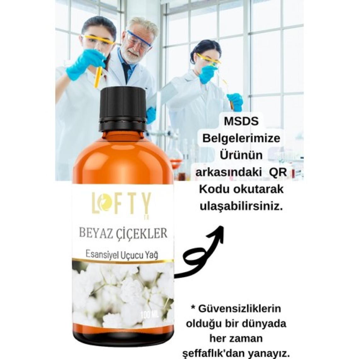 Lofty Beyaz Sabun Uçucu Yağ Buhurdanlık Esansı Oda Kokusu Uçucu Esansiyel Yağ Buhur Yağı 100ML