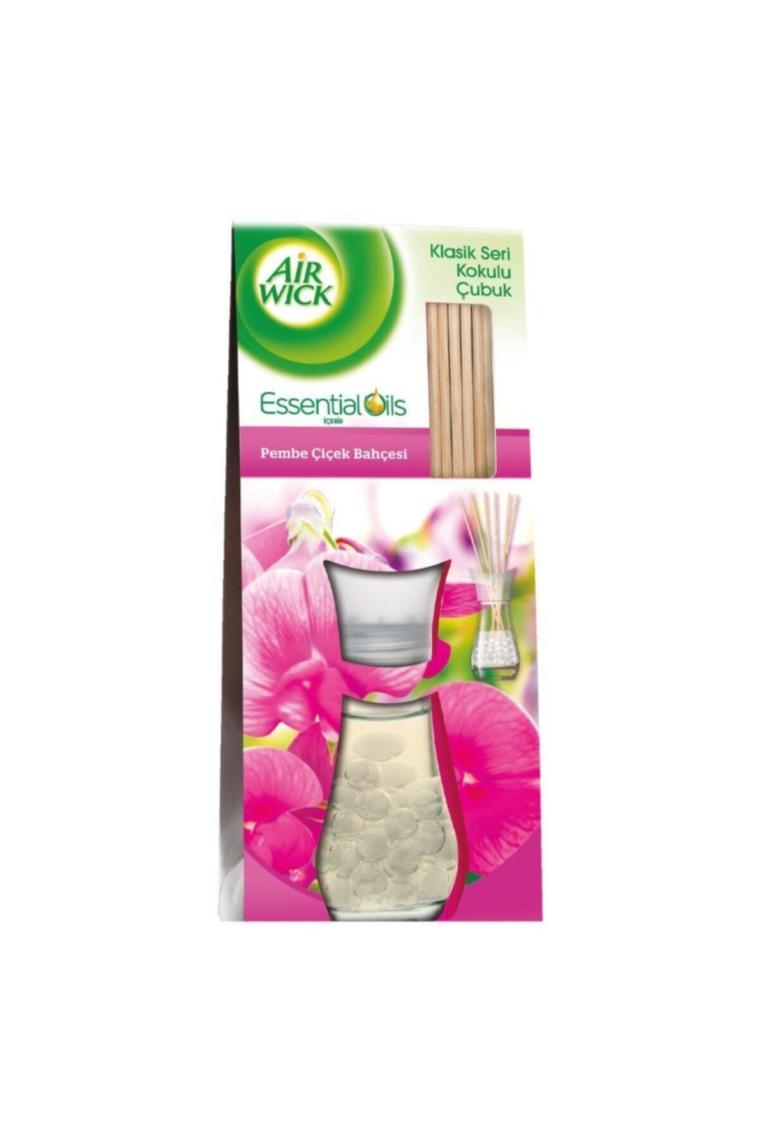 Klasik Seri Pembe Çiçek Bahçesi Kokulu Çubuk 25 Ml
