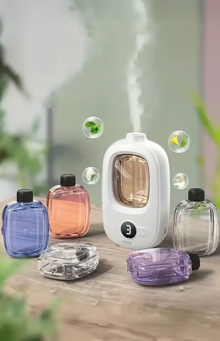 Mioji Mio Smell 2x Yeni Nesil Şarjlı Otomatik Oda Kokusu Makinesi (1 Adet Lavanta Kokusu ile Birlikte)