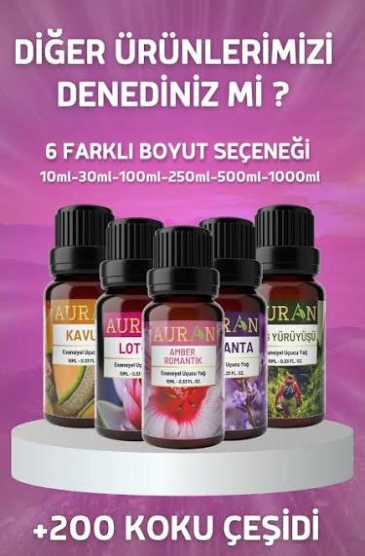 Auran Lavanta Esansiyel Uçucu Koku Yağı Buhurdanlık Yağı Difüzör Esansı Hobi Esans Ortam Oda Kokusu 10ml