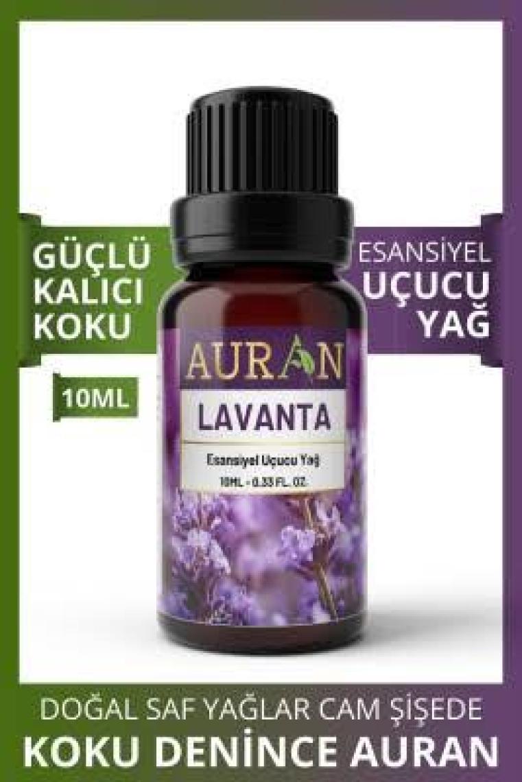 Auran Lavanta Esansiyel Uçucu Koku Yağı Buhurdanlık Yağı Difüzör Esansı Hobi Esans Ortam Oda Kokusu 10ml