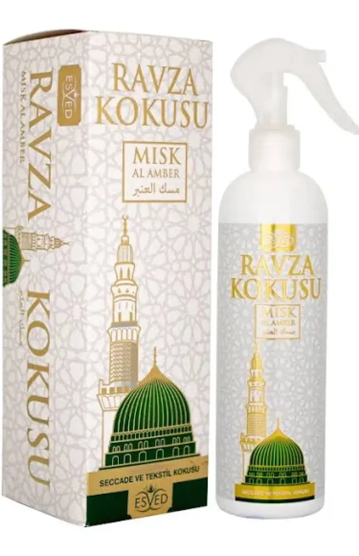 Esved Kabe Örtüsü Kokusu 2'li ve Medine Ravza Kokusu Sprey 2'li 400 ml.