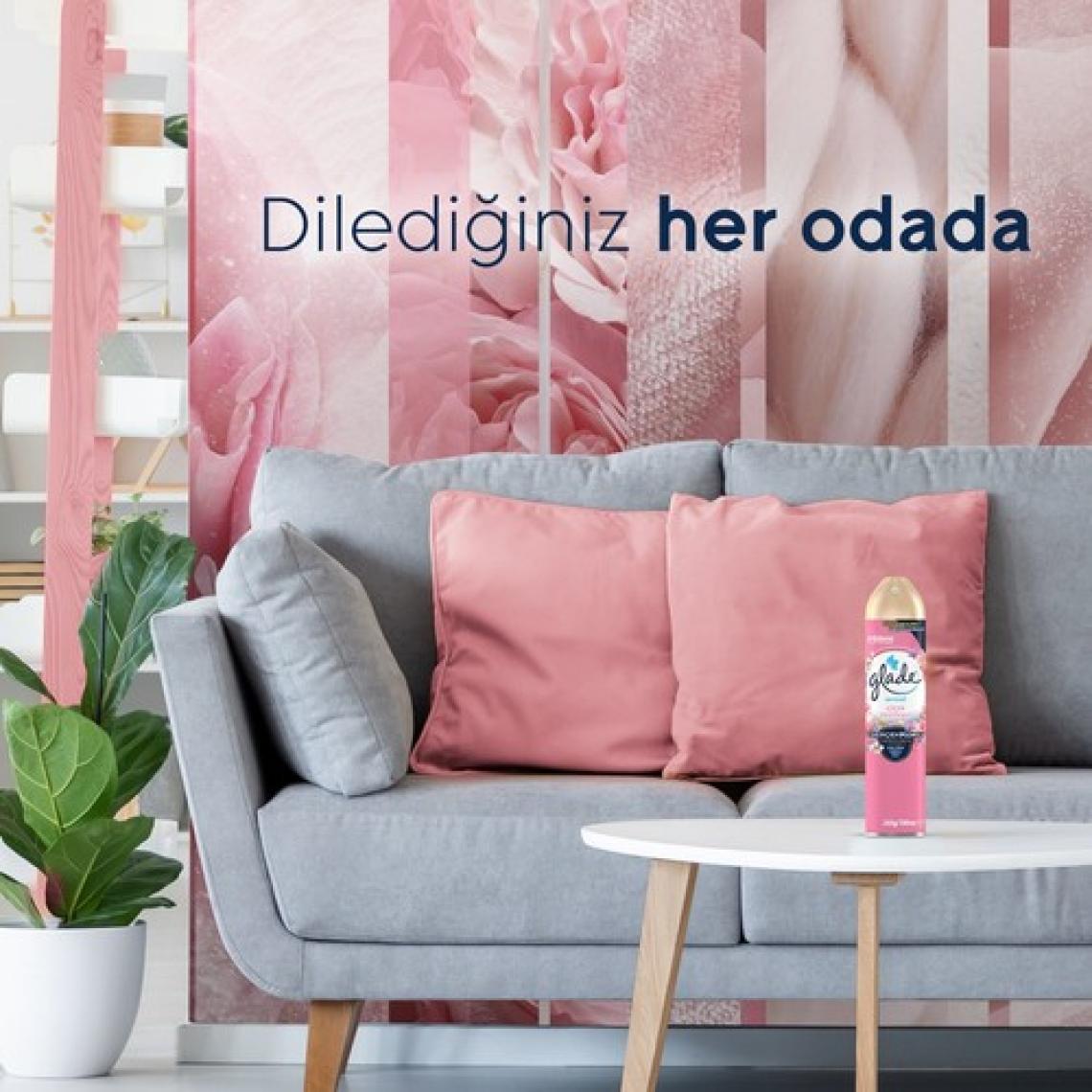 Glade Aerosol Çiçek Festivali 300 ml Oda Kokusu