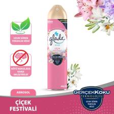 Glade Aerosol Çiçek Festivali 300 ml Oda Kokusu