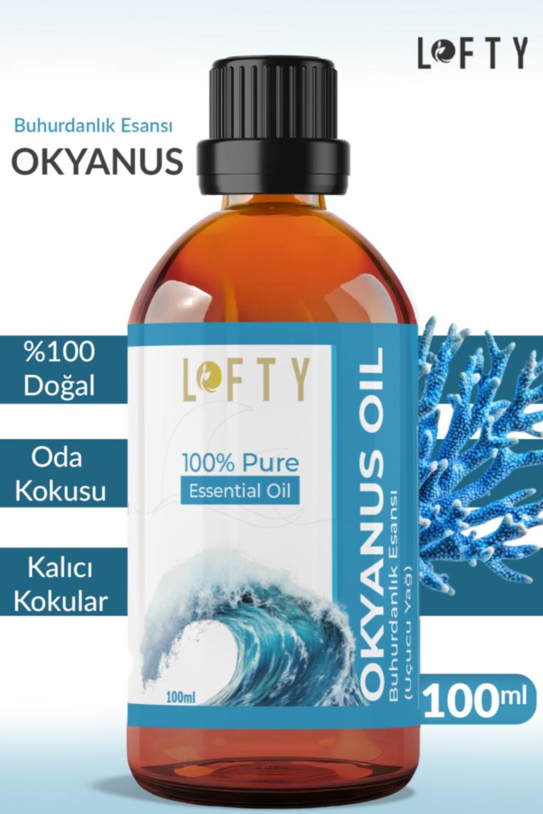 Lofty Okyanus Uçucu Yağ Buhurdanlık Esansı Oda Kokusu Uçucu Esansiyel Yağ Buhur Yağı 100ML