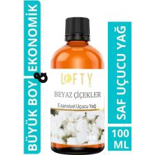 Lofty Beyaz Çiçekler Uçucu Yağ Buhurdanlık Esansı Oda Kokusu Uçucu Esansiyel Yağ Buhur Yağı 100ML