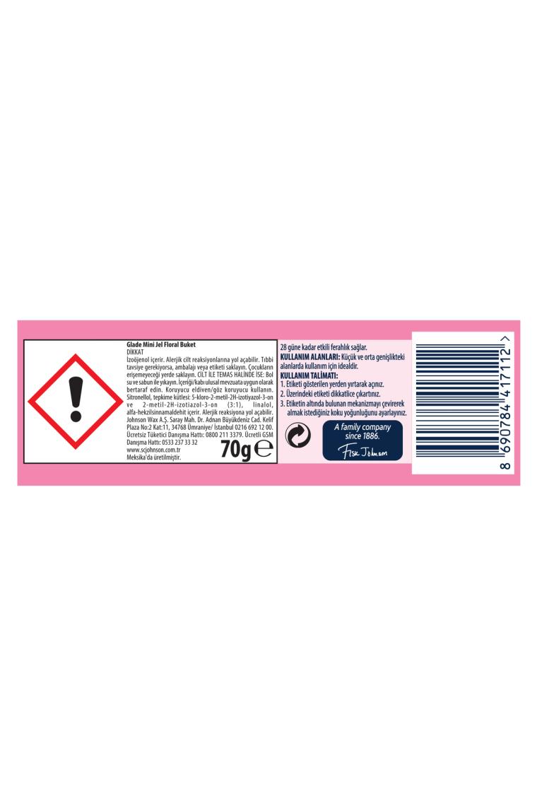 Glade Floral Buket 70 gr Mini Jel Oda Kokusu