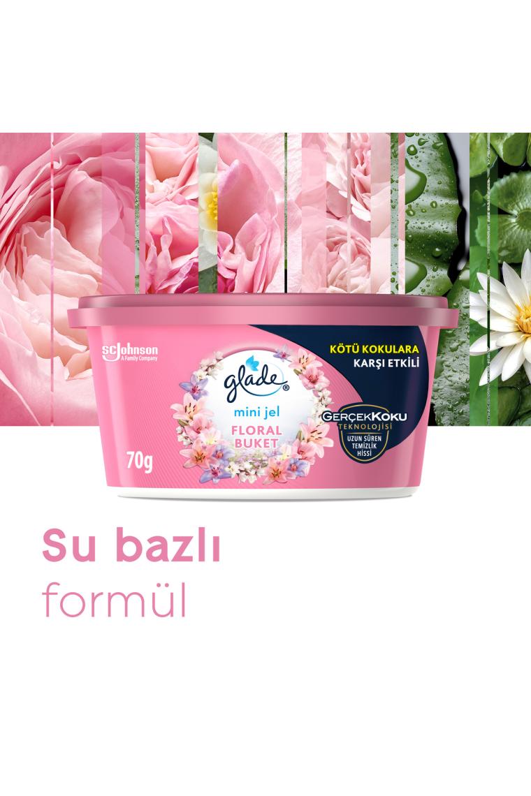 Glade Floral Buket 70 gr Mini Jel Oda Kokusu