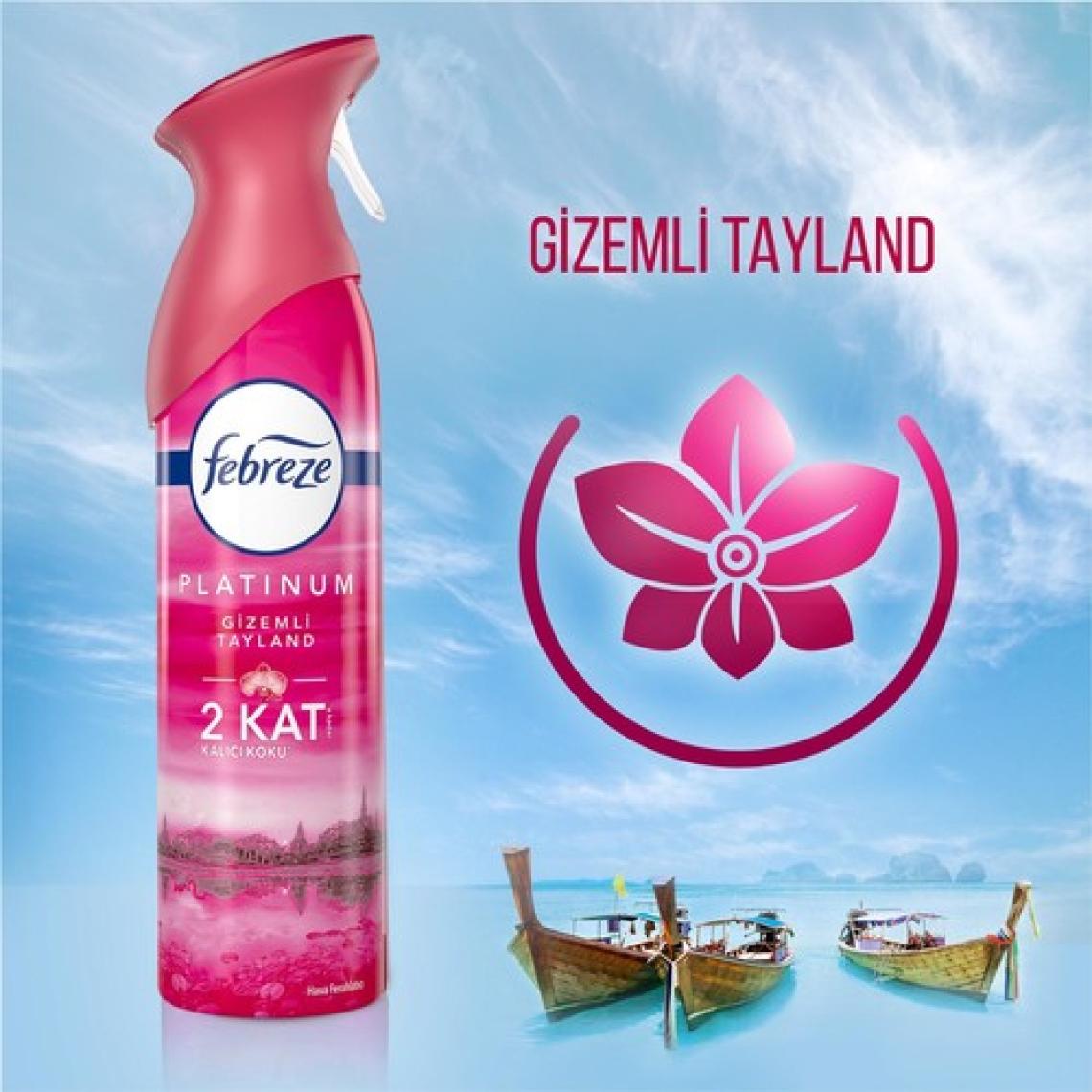Febreze Hava Ferahlatıcı Sprey Oda Kokusu Gizemli Tayland 300 ml