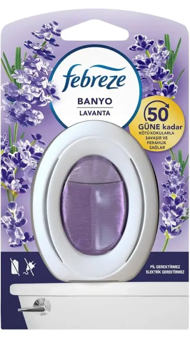 Febreze Hava Ferahlatıcı Banyo Oda Kokusu Lavanta