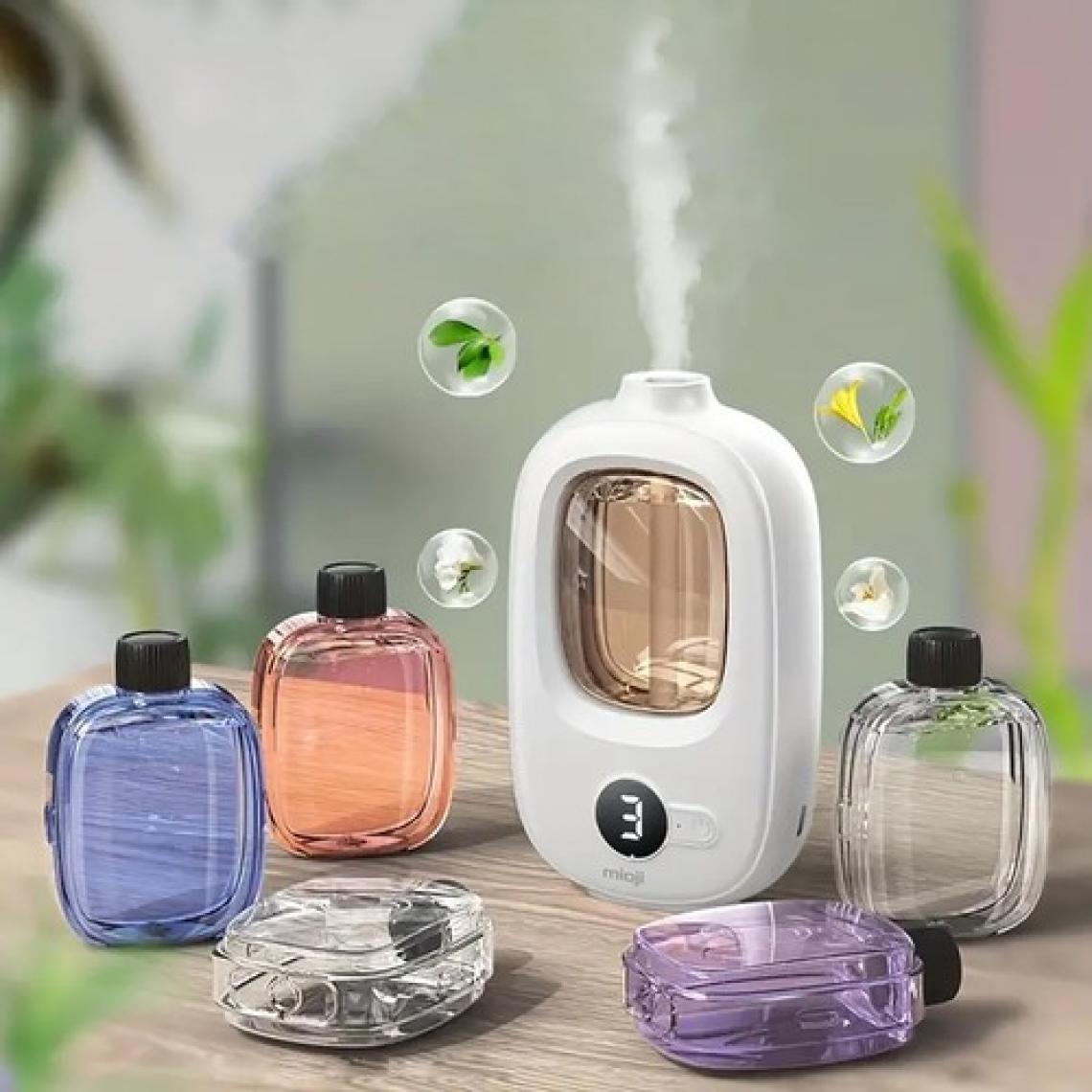 Mioji Mio Smell 2x Yeni Nesil Şarjlı Otomatik Oda Kokusu Makinesi (1 Adet Gardenia Kokusu ile Birlikte)