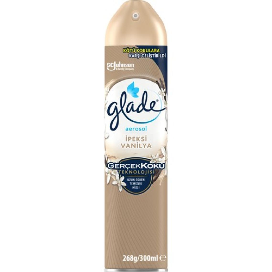 Glade Aerosol İpeksi Vanilya 300 ml Oda Kokusu