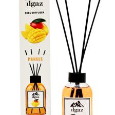 Ilgaz Reed Dıffuser 110 ml Mango Oda Kokusu Tropikal Oda Parfümü Bambu Çubuklu Oda Kokusu