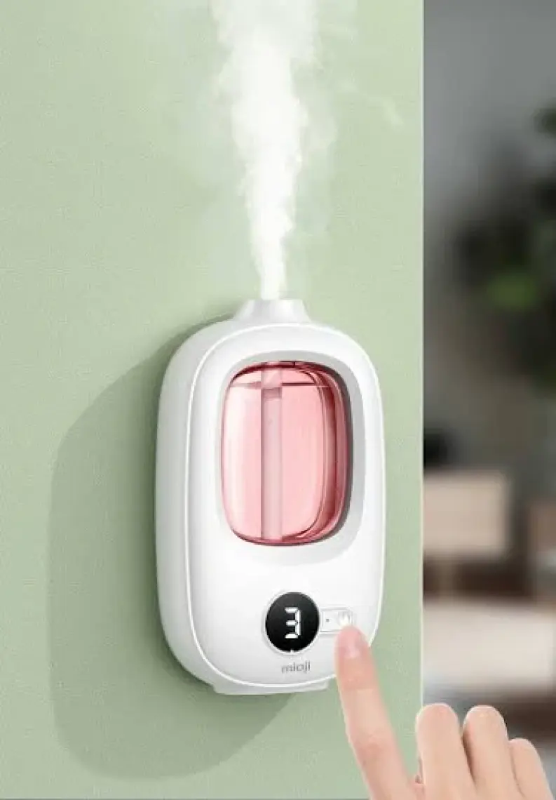 Mioji Mio Smell 2x Yeni Nesil Şarjlı Otomatik Oda Kokusu Makinesi (1 Adet Limon Kokusu ile Birlikte)