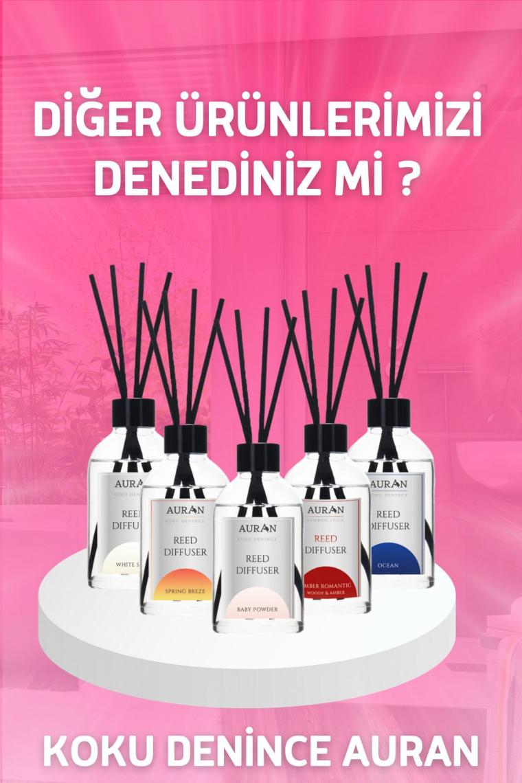 Baby Powder - Bebek Pudrası Kare Bambu Çubuklu Oda Kokusu 100ml