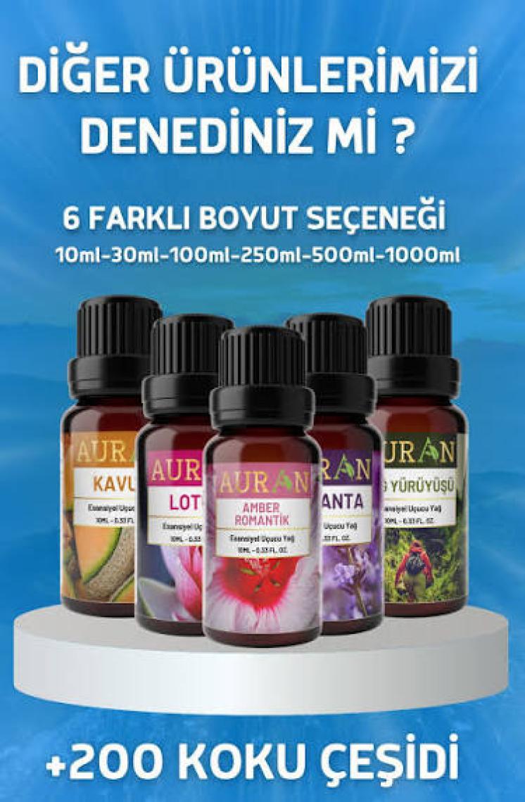 Auran Beyaz Sabun Esansiyel Uçucu Koku Yağı Buhurdanlık Yağı Difüzör Esansı Hobi Esans Ortam Oda 10ml