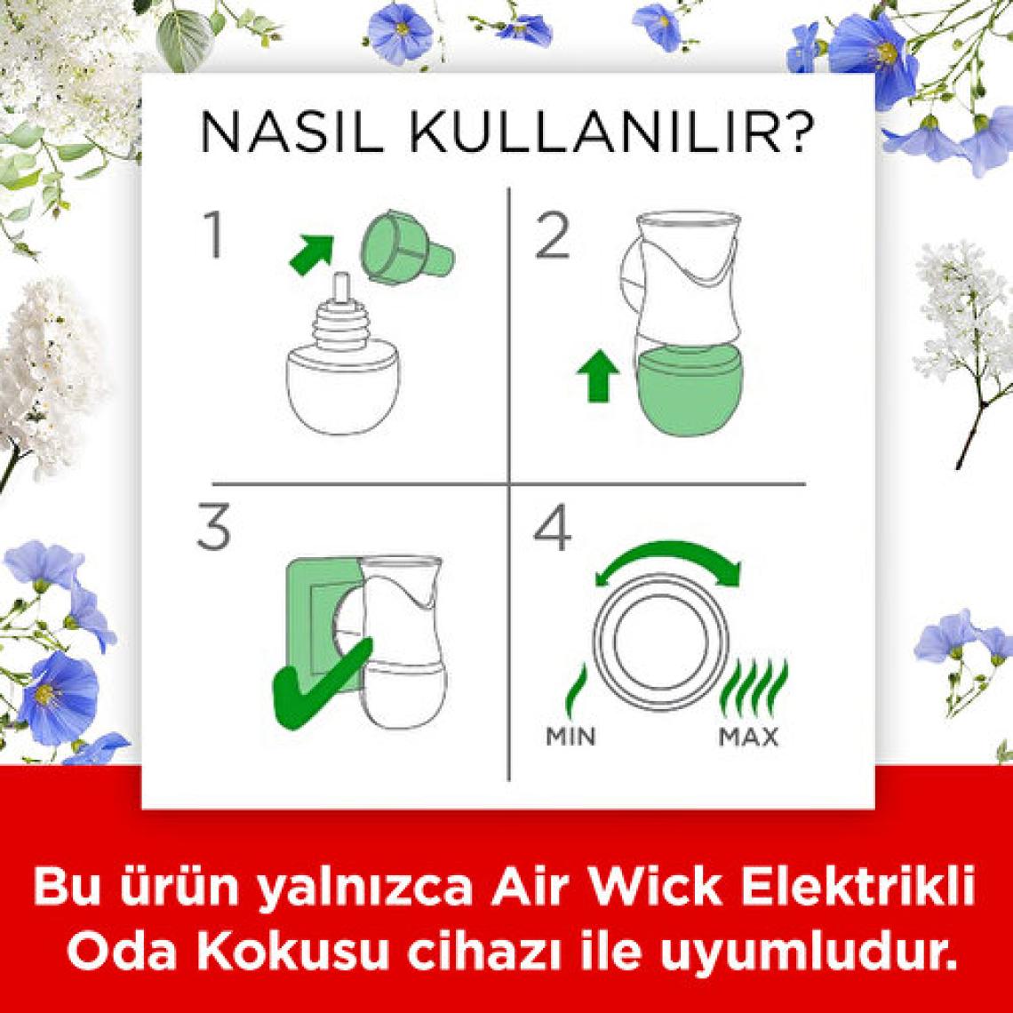 Air Wick Elektrikli Kit Oda Kokusu Temizliğin Esintisi ( 1 Adet Cihaz + 1 Adet Yedek Şişe )