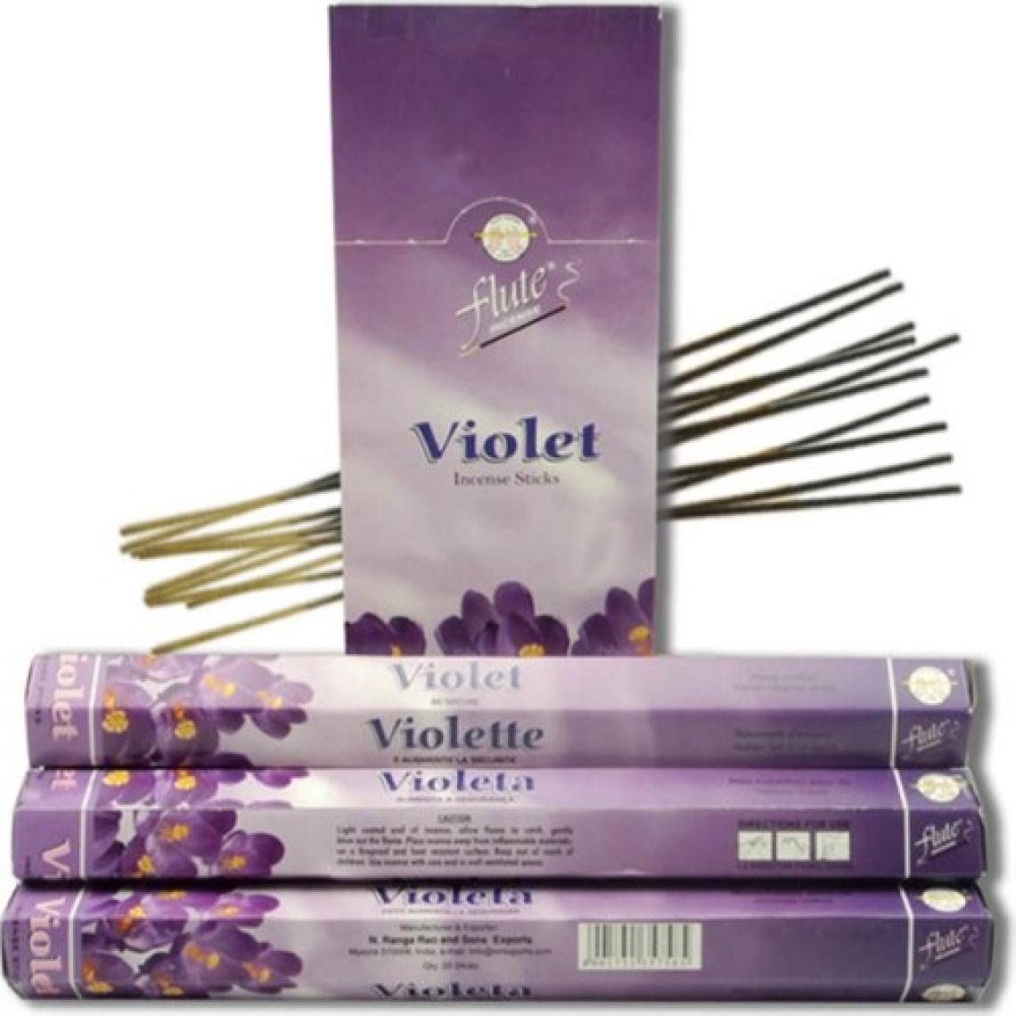 Flute Tütsü Menekşe (Violet) 6X20  120  Sticks Incense