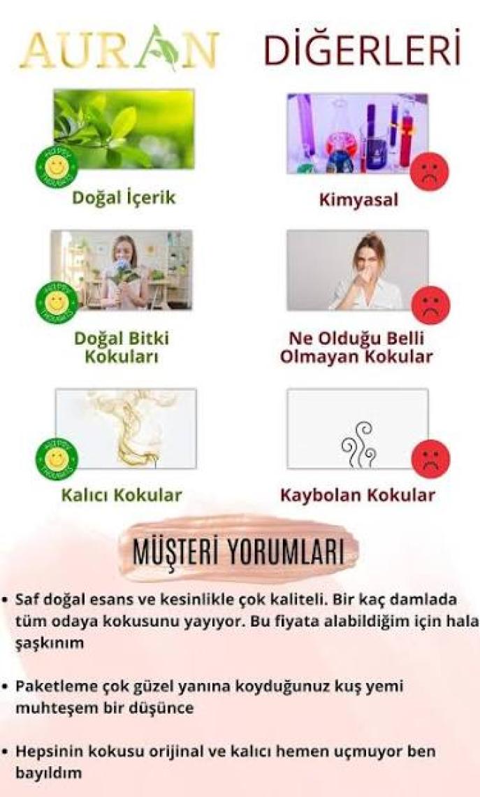 Auran Yasemin Esansiyel Uçucu Koku Yağı Buhurdanlık Yağı Difüzör Esansı Hobi Esans Ortam Oda Kokusu 10ml